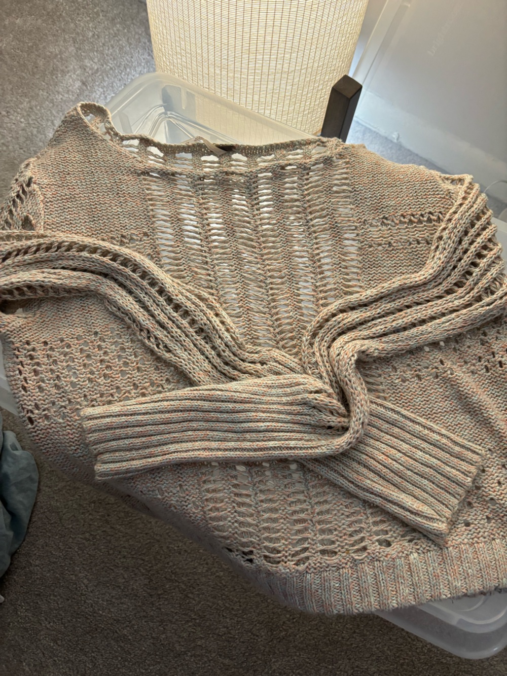 Free people knit crop top M